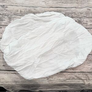 Lot of 2 aden + anais Essentials White Muslin Changing Pad Covers